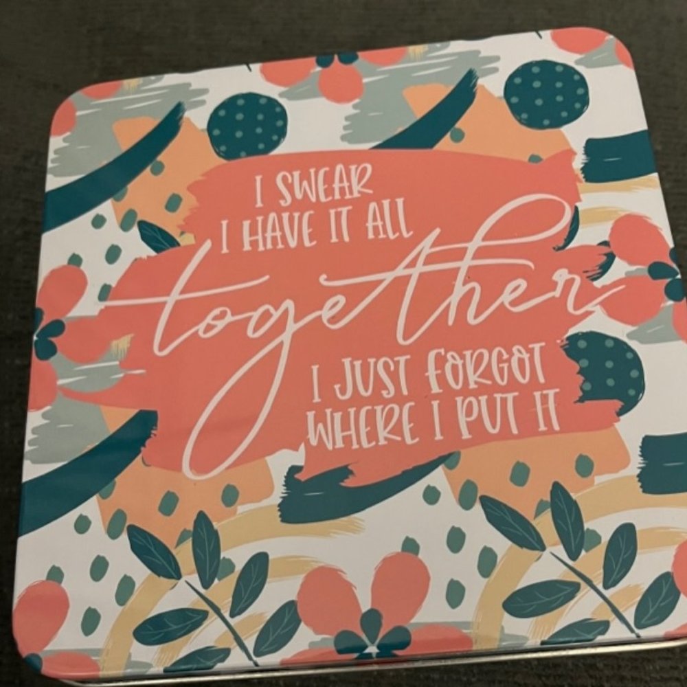 Decorative Tin "I Swear I have it all together"